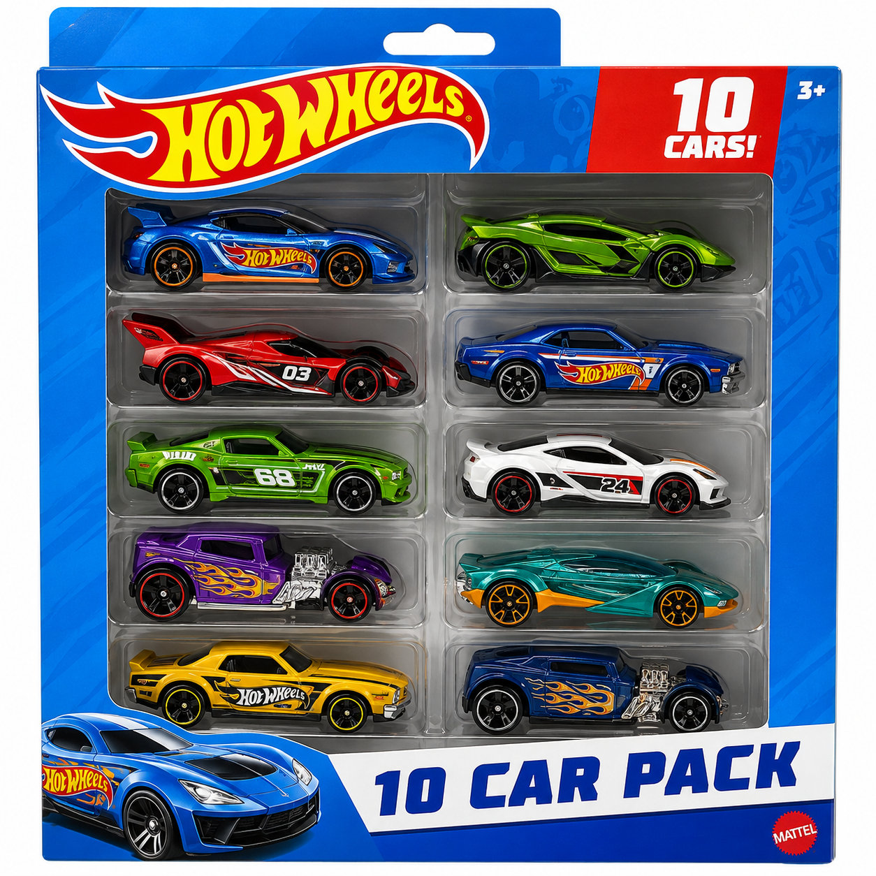 Hot Wheels 10 Car Pack